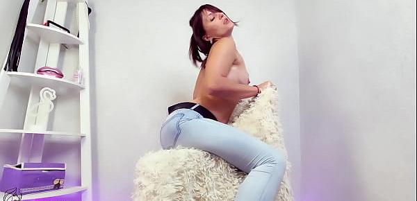  Goddess Crush Your Dick In Tight Jeans - Female Domination